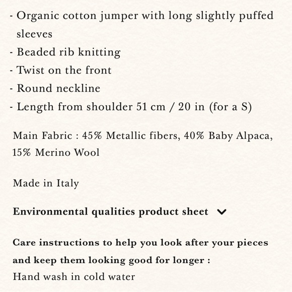 SEZANE Dark Brown & Gold Metallic Alpaca Wool Knit Sweater Oversized Jazz Jumper - Picture 11 of 13